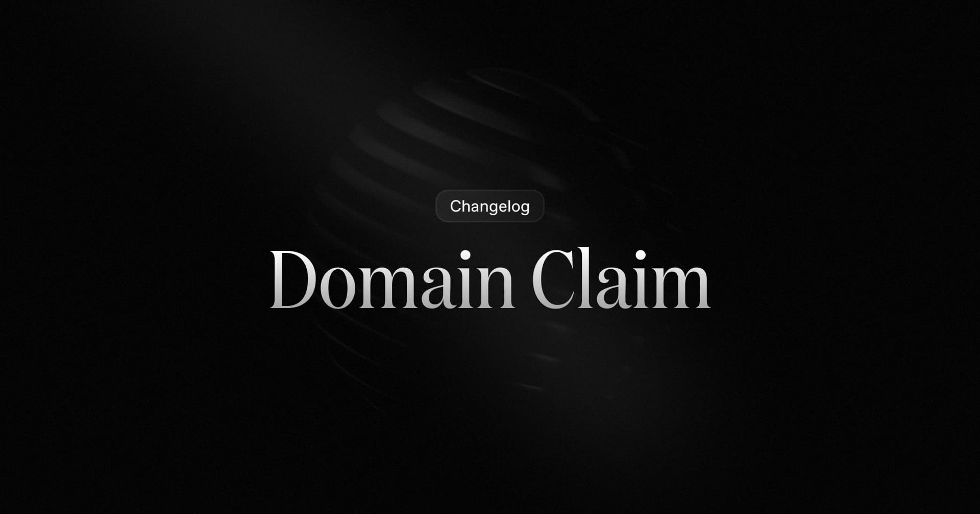 Domain Claim